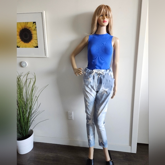 NWT Star Washed Denim Pants - Picture 14 of 15